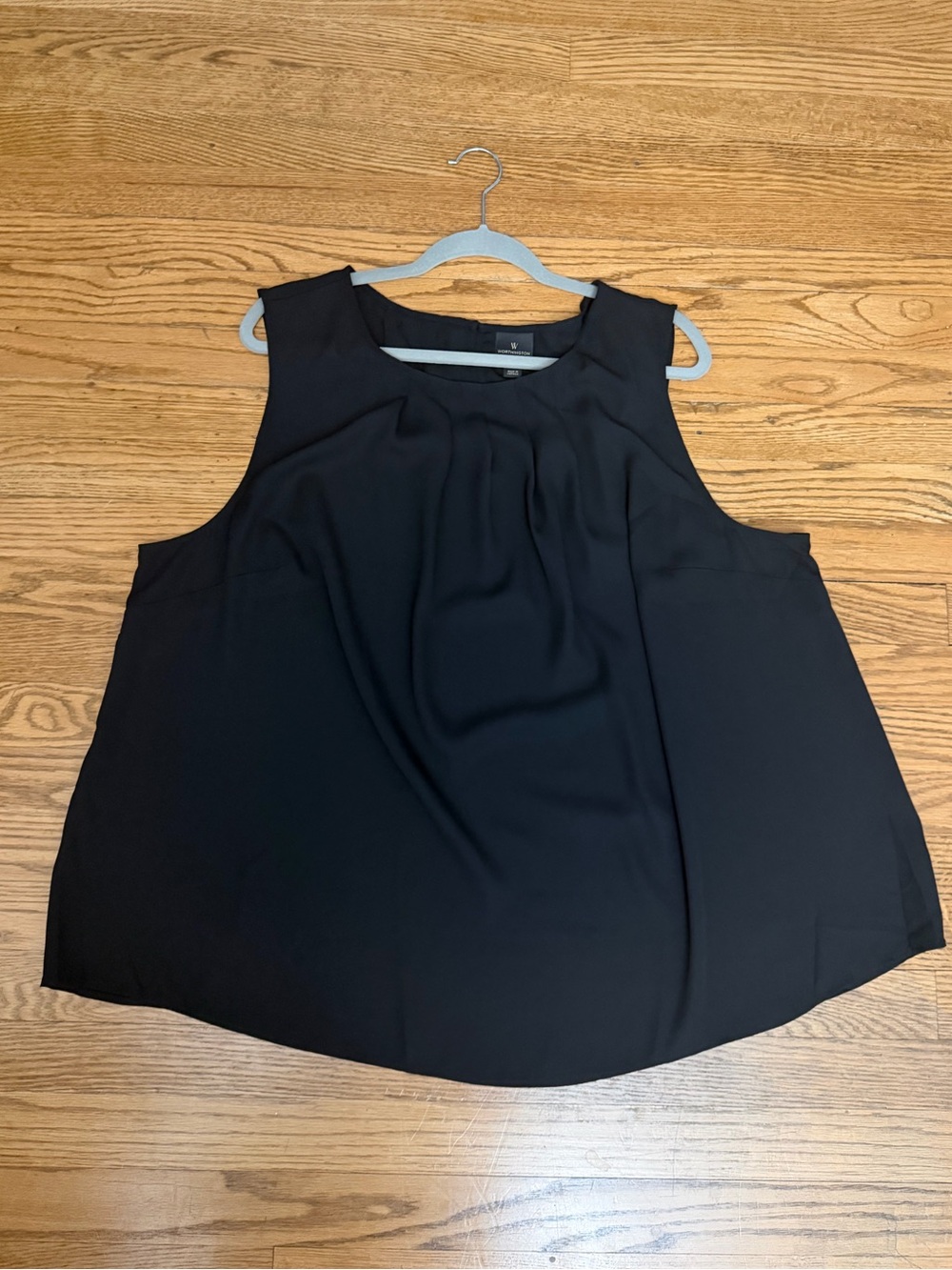 Worthington Woman Black Sleeveless Blouse Top Women’s 3X Career Office